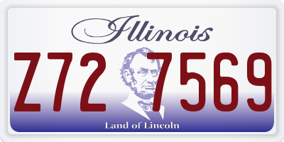 IL license plate Z727569