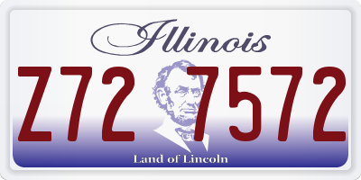 IL license plate Z727572