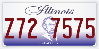 IL license plate Z727575