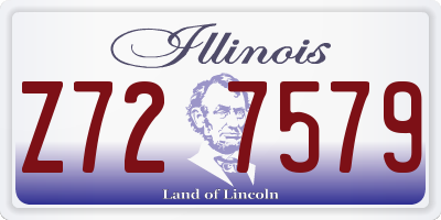 IL license plate Z727579