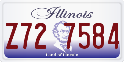 IL license plate Z727584