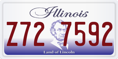 IL license plate Z727592