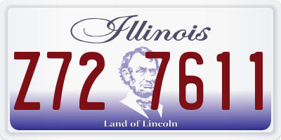 IL license plate Z727611