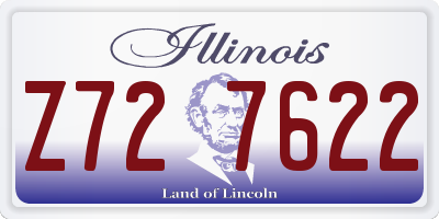 IL license plate Z727622