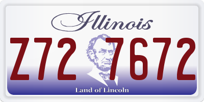 IL license plate Z727672