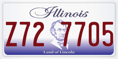 IL license plate Z727705