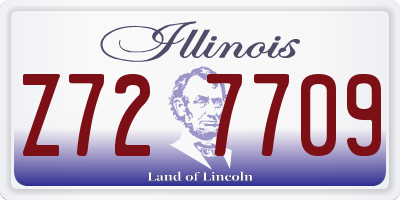 IL license plate Z727709