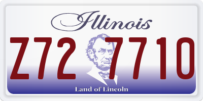 IL license plate Z727710