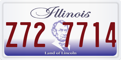IL license plate Z727714