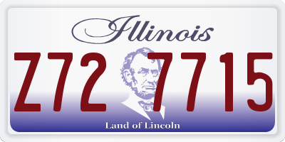 IL license plate Z727715