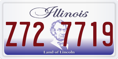 IL license plate Z727719