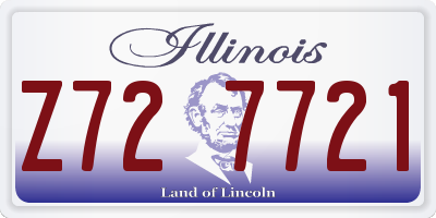 IL license plate Z727721