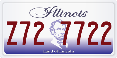 IL license plate Z727722