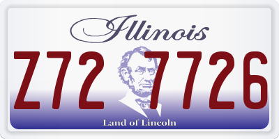 IL license plate Z727726