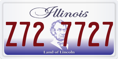 IL license plate Z727727