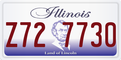 IL license plate Z727730