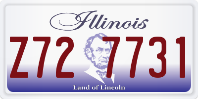 IL license plate Z727731