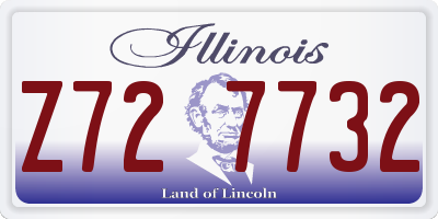 IL license plate Z727732