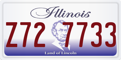 IL license plate Z727733