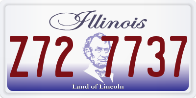 IL license plate Z727737