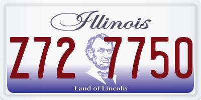 IL license plate Z727750