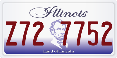 IL license plate Z727752