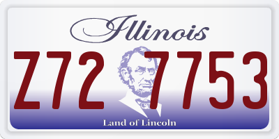 IL license plate Z727753