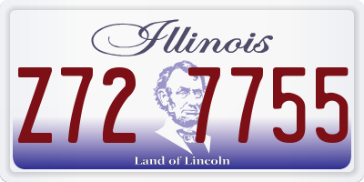 IL license plate Z727755
