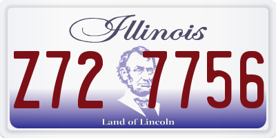 IL license plate Z727756
