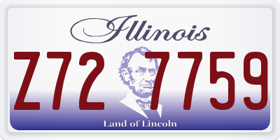 IL license plate Z727759