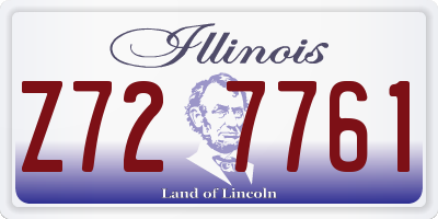 IL license plate Z727761