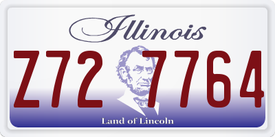 IL license plate Z727764