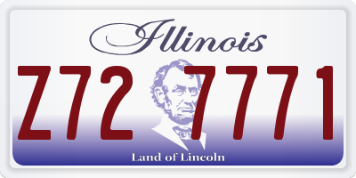 IL license plate Z727771
