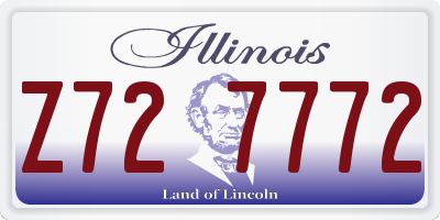 IL license plate Z727772