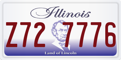 IL license plate Z727776