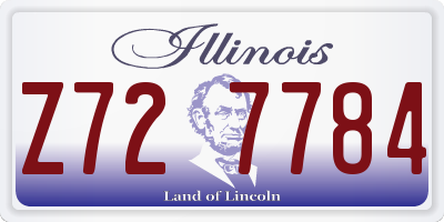 IL license plate Z727784