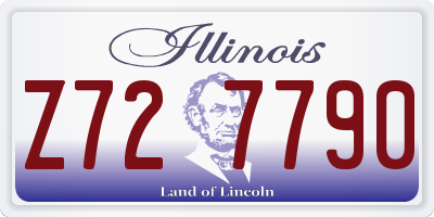 IL license plate Z727790
