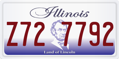 IL license plate Z727792