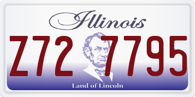 IL license plate Z727795