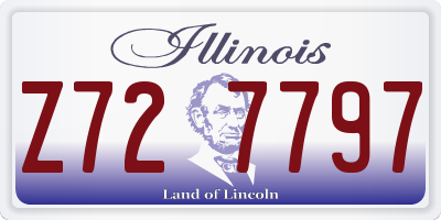 IL license plate Z727797