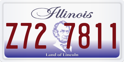 IL license plate Z727811
