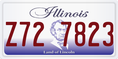 IL license plate Z727823