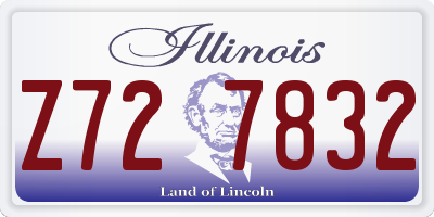IL license plate Z727832