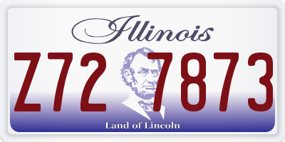 IL license plate Z727873
