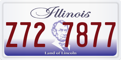 IL license plate Z727877