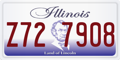 IL license plate Z727908