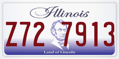 IL license plate Z727913