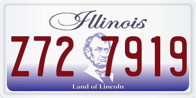 IL license plate Z727919