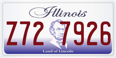 IL license plate Z727926