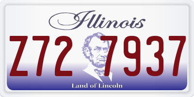 IL license plate Z727937